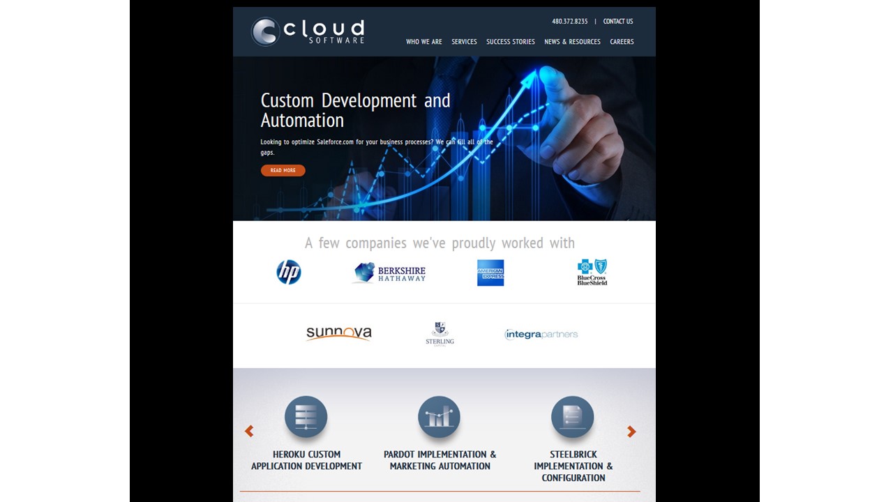Cloud Software Website