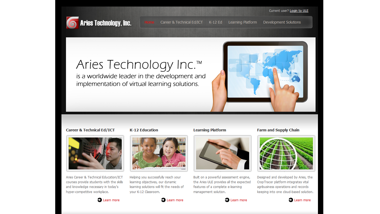 Aries Technology Website